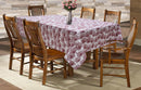 Cotton Single Leaf Maroon 6 Seater Table Cloths Pack Of 1 freeshipping - Airwill