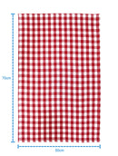 Cotton Gingham Check Red Kitchen Towels Pack Of 4 freeshipping - Airwill