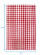 Cotton Gingham Check Red Kitchen Towels Pack Of 4 freeshipping - Airwill
