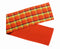 Cotton Iran Check Orange 152cm Length Table Runner Pack Of 1 freeshipping - Airwill