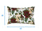 Cotton Maroon Flower Pillow Covers Pack Of 2 freeshipping - Airwill