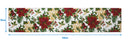 Cotton Maroon Flower 152cm Length Table Runner Pack Of 1 freeshipping - Airwill