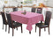 Cotton Pink Polka Dot 6 Seater Table Cloths Pack Of 1 freeshipping - Airwill