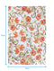 Cotton Orange Flower Kitchen Towels Pack Of 4 freeshipping - Airwill