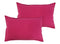 Cotton Solid Rose Pillow Covers Pack Of 2 freeshipping - Airwill
