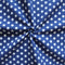 Cotton Blue Polka Dot 9ft Long Door Curtains Pack Of 2 freeshipping - Airwill
