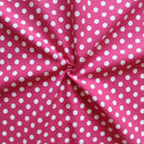 Cotton Pink Polka Dot 8 Seater Table Cloths Pack Of 1 freeshipping - Airwill