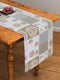 Cotton Check Flower 152cm Length Table Runner Pack Of 1 freeshipping - Airwill
