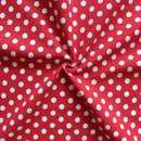 Cotton Red Polka Dot 6 Seater Table Cloths Pack Of 1 freeshipping - Airwill