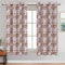 Cotton Check Flower 5ft Window Curtains Pack Of 2 freeshipping - Airwill
