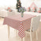 Cotton Gingham Check Orange 2 Seater Table Cloths Pack Of 1 freeshipping - Airwill
