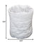 Cotton Solid White Fruit Basket Pack Of 1 freeshipping - Airwill