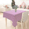 Cotton Gingham Check Rose 2 Seater Table Cloths Pack Of 1 freeshipping - Airwill