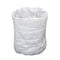 Cotton Solid White Fruit Basket Pack Of 1 freeshipping - Airwill