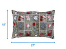 Cotton Xmas Heart Pillow Covers Pack Of 2 freeshipping - Airwill