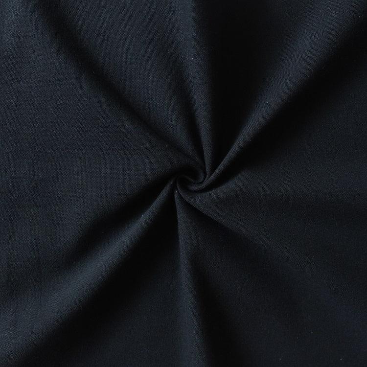 Cotton Solid Black 4 Seater Table Cloths Pack Of 1 freeshipping - Airwill