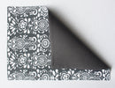 Cotton Grey Damask Table Placemats Pack Of 4 freeshipping - Airwill