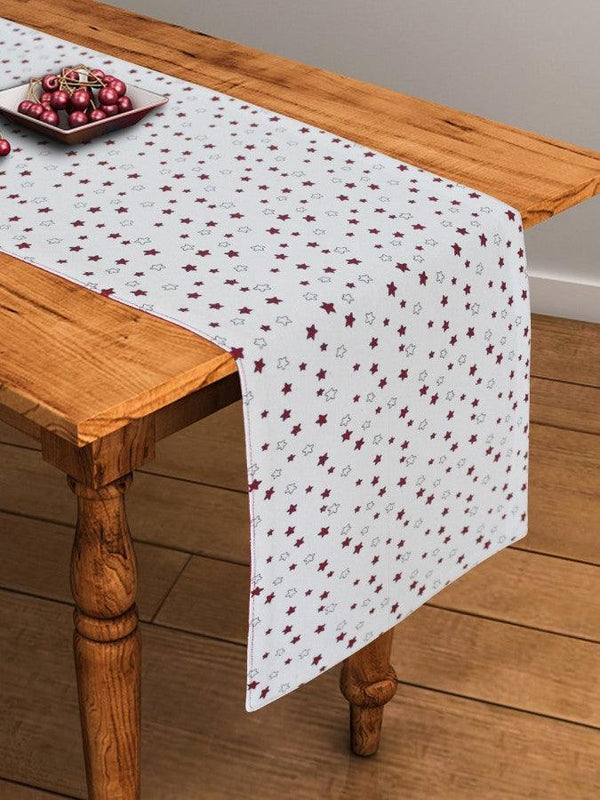 Cotton Ricco Star 152cm Length Table Runner Pack Of 1 freeshipping - Airwill
