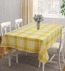 Cotton Track Dobby Yellow 4 Seater Table Cloths Pack Of 1 freeshipping - Airwill