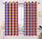 Cotton Adukalam Check 5ft Window Curtains Pack Of 2 freeshipping - Airwill