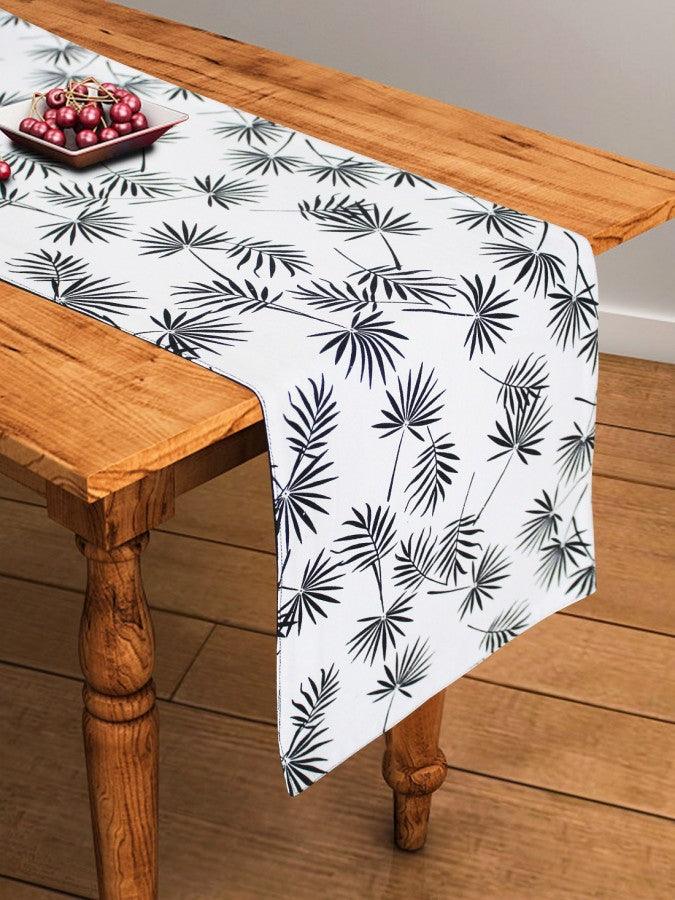 Cotton Neem Leaf 152cm Length Table Runner Pack Of 1 freeshipping - Airwill