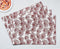 Cotton Single Leaf Maroon Table Placemats Pack Of 4 freeshipping - Airwill