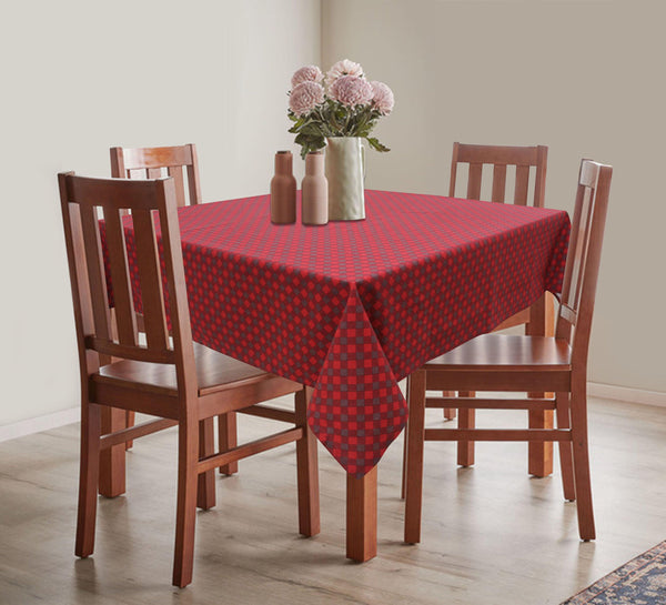 Cotton Buffalo Cross 4 Seater Table Cloths Pack Of 1 freeshipping - Airwill