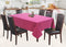 Cotton Solid Rose 6 Seater Table Cloths Pack Of 1 freeshipping - Airwill