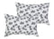 Cotton Neem Leaf Pillow Covers Pack Of 2 freeshipping - Airwill
