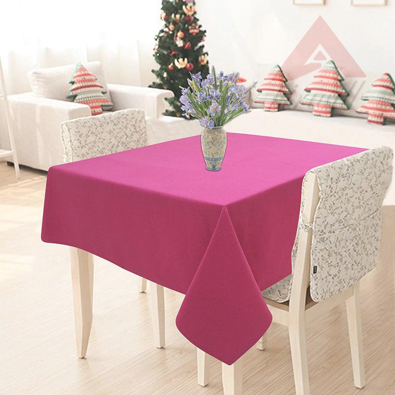 Cotton Solid Rose 2 Seater Table Cloths Pack Of 1 freeshipping - Airwill