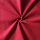 Cotton Solid Cherry Red 7ft Door Curtains Pack Of 2 freeshipping - Airwill