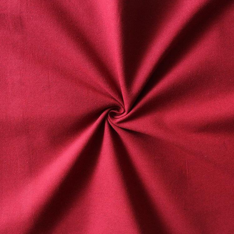 Cotton Solid Cherry Red Pillow Covers Pack Of 2 freeshipping - Airwill