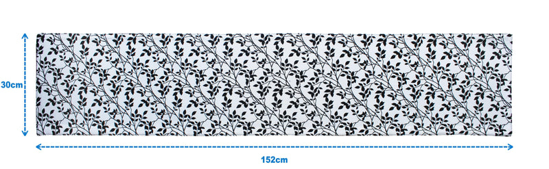Cotton Small Leaf 152cm Length Table Runner Pack Of 1 freeshipping - Airwill