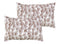 Cotton Single Leaf Brown Pillow Covers Pack Of 2 freeshipping - Airwill