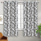 Cotton Small Leaf 5ft Window Curtains Pack Of 2 freeshipping - Airwill