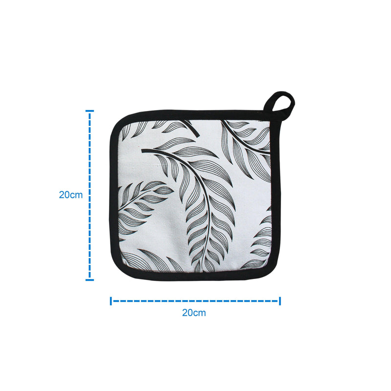 Cotton Wings Leaf Pot Holders Pack Of 3 freeshipping - Airwill