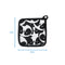 Cotton Black Panda Pot Holders Pack Of 3 freeshipping - Airwill