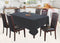 Cotton Solid Black 6 Seater Table Cloths Pack Of 1 freeshipping - Airwill