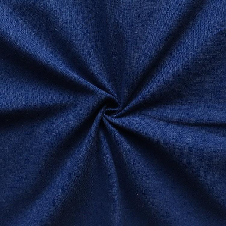 Cotton Solid Blue 5ft Window Curtains Pack Of 2 freeshipping - Airwill