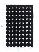 Cotton Black Heart Kitchen Towels Pack Of 4 freeshipping - Airwill