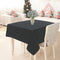 Cotton Solid Black 2 Seater Table Cloths Pack Of 1 freeshipping - Airwill