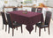 Cotton Solid Maroon 6 Seater Table Cloths Pack Of 1 freeshipping - Airwill