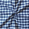 Cotton Gingham Check Blue with Border 2 Seater Table Cloths Pack of 1 freeshipping - Airwill