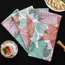Cotton Vein Leaf Kitchen Towels Pack of 4 freeshipping - Airwill