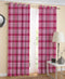 Cotton Track Dobby Rose 7ft Door Curtains Pack Of 2 freeshipping - Airwill