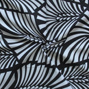 Cotton Black Zebra 7ft Door Curtains Pack Of 2 freeshipping - Airwill