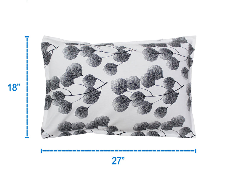 Cotton Root Leaf Pillow Covers Pack Of 2 freeshipping - Airwill
