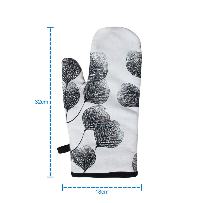 Cotton Root Leaf Oven Gloves Pack Of 2 freeshipping - Airwill