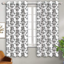 Cotton Root Leaf 5ft Window Curtains Pack Of 2 freeshipping - Airwill
