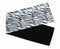 Cotton White Tiger Stripe 152cm Length Table Runner Pack Of 1 freeshipping - Airwill